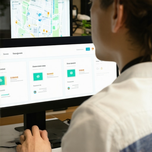 SEO professional reviewing Google Maps and local SEO data