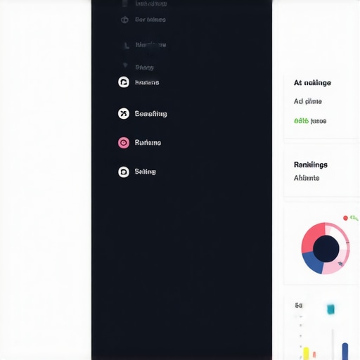Screenshot of local SEO dashboard displaying rankings and analytics for Google Maps