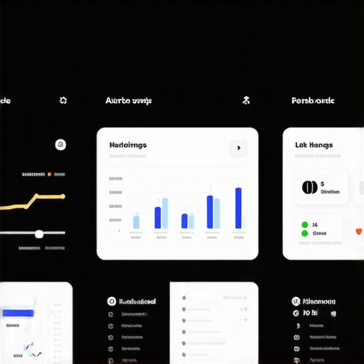 Dashboard showing local search rankings and analytics for SEO management
