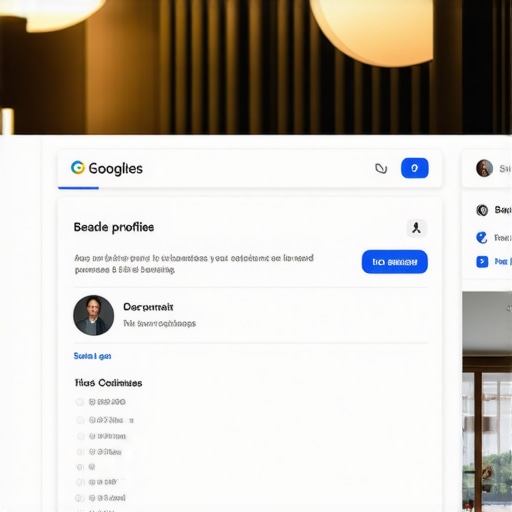 Google My Business dashboard with completed profile information