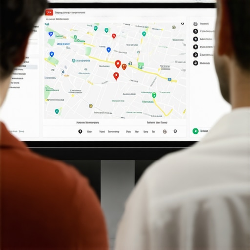 Analyzing Local Map Pack Rankings SEO specialist reviewing Google Maps performance data on a laptop.