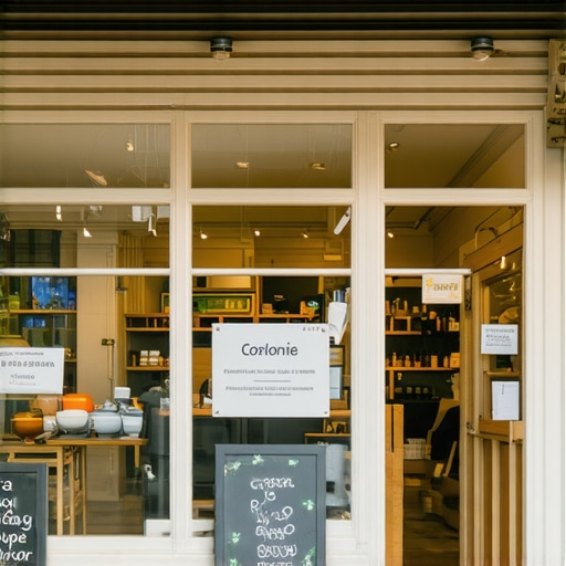 Photo of a well-lit storefront showing clear signage and inviting entrance.
