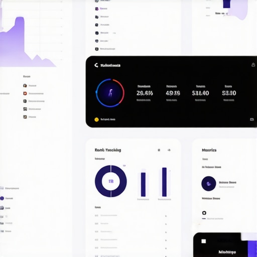 Close-up of a digital dashboard with local SEO metrics and rankings.
