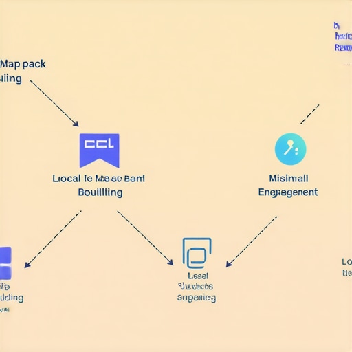 Flowchart showing steps to optimize Google Maps listing for better local rankings