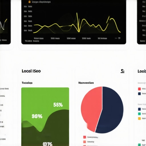 Local SEO Analytics Dashboard Screenshot of a local SEO analytics dashboard showing rankings, reviews, and engagement metrics.