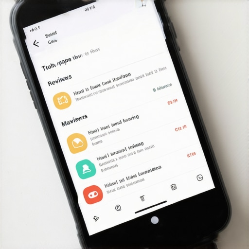 Smartphone displaying notifications for reviews and messages to showcase quick engagement tactics.