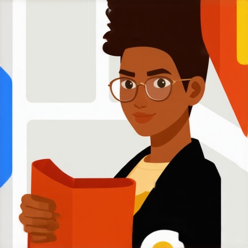 Business owner editing Google Maps AR tags with location-specific keywords