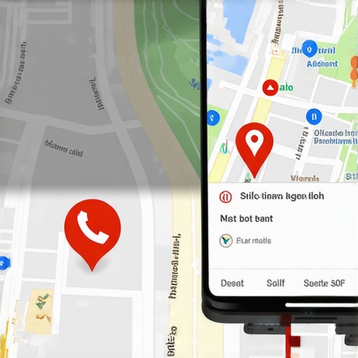 Understanding Engagement Signals in Google Maps Illustration of Google Maps with icons representing calls, visits, and interactions